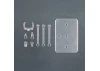 Action Base 6 Clear (Set of 2)