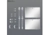 Action Base 7 Clear with Mirror Stickers (Set of 2)