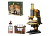 Retro Microscope with Accessories Set - 1107 pcs