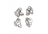 Fr.Steering Knuckle_L/R 1PCS Rr.Steering Knuckle_L/R 1PCS