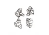 Fr.Steering Knuckle_L/R 1PCS Rr.Steering Knuckle_L/R 1PCS