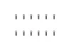 B head hex screw HM4*20 12pcs