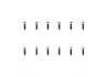 B head hex screw HM4*20 12pcs