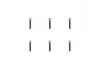 B head hex screw HM4*30 6pcs