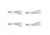 Fr/Rr. Upper Arms 2PCS