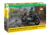 Zvesda German WWII R12 Sidecar And Crew