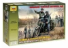 Zvesda German WW2 R12 Motorcyle 2 Figures