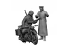 Zvesda German WW2 R12 Motorcyle 2 Figures