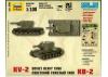 Zvezda 1:100 Soviet Tank Kv-2