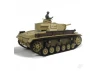 Henglong 1:16 Tauch Panzer III with Infrared Battle System (2.4GHz Shooter Smoke Sound Metal Gearbox)