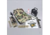 Henglong 1:16 German King Tiger Henschel with Infrared Battle System (2.4GHz Shooter Smoke Sound Metal Gearbox Metal Tracks Sprocket Idler)