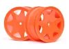 Ultra 7 Wheels Orange 35mm (2Pcs)