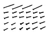#HBC8110 - Screw Set (28 Pcs)