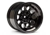 HPI Bullet Pepper-Pot Wheels Black Chrome (2)