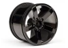 HPI Bullet Spoked Wheels Black Chrome (2)