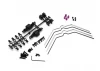 HPI Sway Bar Set - Fits HPI Savage X Front And Rear
