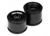 HPI FT01 Wheel Set (Black/Front 2Pcs/Rear 2Pcs)