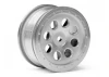 HPI ST-8 Matte Chrome Wheels - 0mm Offset - 1 Pair