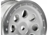HPI ST-8 Matte Chrome Wheels - 0mm Offset - 1 Pair