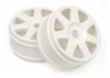 HPI V7 1:8 Buggy Wheel (42x83mm) - White - 1 Pair