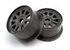 HPI Tr-10 Wheel Gunmetal (120X60mm/-4mm Offset)