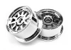 HPI Tr-10 Wheel Chrome (120X60mm/-4mm Offset)