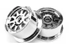 HPI Tr-10 Wheel Chrome (120X65mm/-10mm Offset)