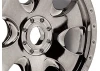 HPI Warlock Savage 17mm Hex Wheels - Black Chrome