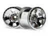 HPI Warlock 2.2 Wheels (2) - Chrome