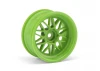 HPI HRE C90 26mm Wheels - Green - 6mm Offset (1 Pair)