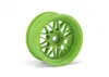 HPI HRE C90 26mm Wheels - Green - 6mm Offset (1 Pair)