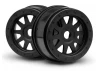 HPI Tr-10 Glue-Lock Wheel Black (120X60mm/2Pcs)