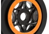 HPI Apache AH-64 Wheels - Black/Orange (42x83mm/2pcs)