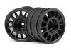 HPI WR8 Rally Off Road Wheels - 48 x 33mm - Black (2)