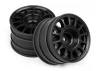 HPI WR8 Rally Off Road Wheels - 48 x 33mm - Black (2)