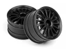 HPI WR8 Tarmac On Road Wheels - 57 x 35mm - Black (2)
