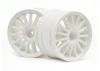 HPI WR8 White Tarmac Wheels (2) - 57 x 35mm