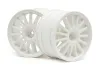 HPI WR8 White Tarmac Wheels (2) - 57 x 35mm
