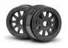 HPI Tr-10 Glue-Lock Wheel Gunmetal (120X60mm/2Pcs)