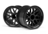 HPI Bbs Spoke Wheel 48X34mm Black (14mm Offset/2Pcs)