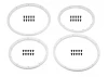 HPI Baja Bead Lock Rings - White - 1 Pair (Fits 2 Wheels)
