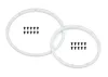 HPI Baja Bead Lock Rings - White - 1 Pair (Fits 2 Wheels)