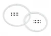 HPI Baja Bead Lock Rings - White - 1 Pair (Fits 2 Wheels)