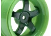 HPI Work Meister S1 Wheels - Green - 3mm Offset - 1 Pair