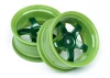 HPI Work Meister S1 Wheels - Green - 6mm Offset - 1 Pair