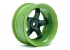HPI Work Meister S1 Wheels - Green - 9mm Offset - 1 Pair
