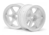 HPI HRE C106 Wheel 26mm White (6mm Offset/2Pcs) ** CLEARANCE **