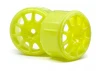 HPI Micro RS4 Rally Wheel 17mm - Yellow - 4 Pack