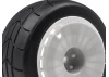 HPI WR8 Gymkhana Tyres Assembled on Fifteen52 TurboMac White Wheels - 1 Pair