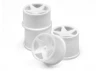HPI Baja Q32 Super Star Wheel Set - White - 4 Pack